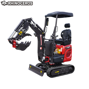 Официальное заводское фото мини-экскаватора Rhinoceros XN12-9 весом 1,2 тонны